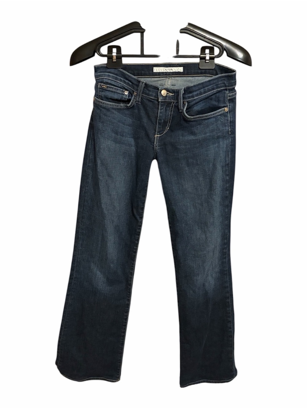 Joe's Jeans Socialite Dark Indigo Bootcut Low Rise Size 29 EUC - Picture 2 of 4